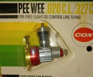 “Vintage Cox Pee Wee .020 RC Model Airplane Engine – NOS Glow/Nitro 1/2A – New - Picture 1 of 2