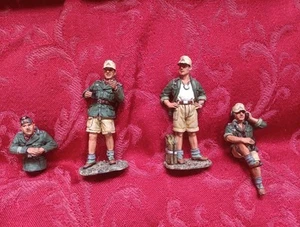 4 figure tank crew King Country afrika korp 1:30 AK039 ak39 DAK Tunisian Tiger I - Picture 1 of 6
