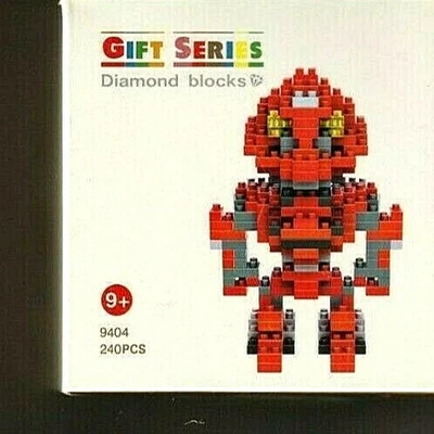 LOZ DIAMOND MINI BLOCKS - Gift Series 9404 - ROBOT/ULTRAMAN - 240 Pieces - Image 1 of 4