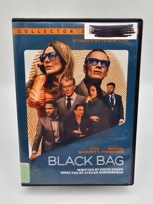 Black Bag - Collector's Edition (DVD, 2025) Ex-Library Foto 1 de 4