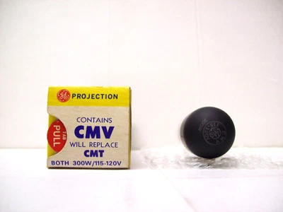 CMV (CMT) Proyector Proyector Lámpara Bombilla 115-120V 300W GE AVG. LÁMPARA VIDA ÚTIL 25 HORAS Foto 1 de 4