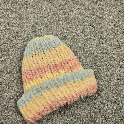 Gorro Tobogán Hecho a Mano Toque Premie/Recién Nacido XS Pastel Super Suave Bin3-1111 Foto 1 de 4