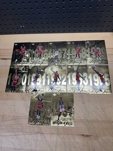 Michael Jordan Gatorade Upper Deck Gold Oversized Cards 1985-1997 (Set of 12) - Picture 1 of 2