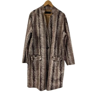 Blanknyc Snakeskin Jacket Faux Leather 1X Duster Jacket - Picture 1 of 10