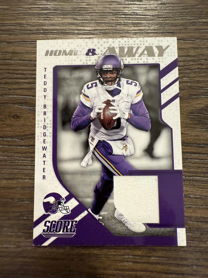 2018 Score #6 Teddy Bridgewater Home and Away Jerseys - Image 1 of 2