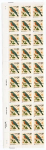 Scott #3033 Eastern Bluebird Plate Block of 30 Stamps - MNH Left - Picture 1 of 1