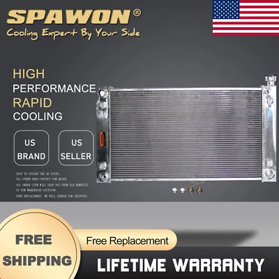 3Row Spawon Radiator For Chevrolet GMC C/K 1500 2500 Suburban 1996-1999 V8 V6 AT - Image 1 of 4