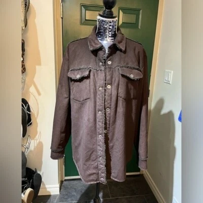 Tommy Hilfiger jacket Shacket L suede look - Image 1 of 4