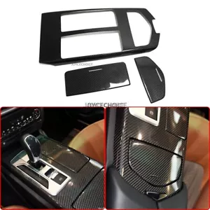 3pcs Dry Carbon Fiber Cup Holder Shift Panel Trim For Maserati Ghibli 2014-2017 - Bild 1 von 10