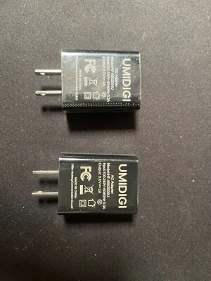 UMIDIGI USB Wall Fast Charger Adapter 2A 5V For Android /  iPhone（2pack） - Image 1 of 3