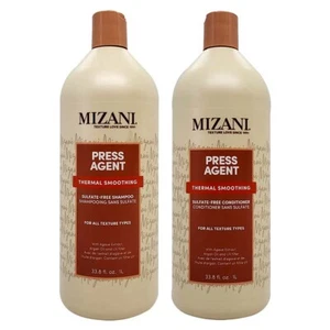 MIZANI Press Agent T/S Sulfate Free Shampoo & Conditioner 33.8oz "Shipping Free"
