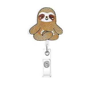 Clip Porta Insignia Retráctil Perezoso 24" Largo Therarx Novedad Moda Nuevo - Imagen 1 de 3