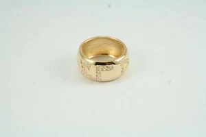 Sigma Gamma Rho SORORITY Sterling Gold Ring with Simulated Diamonds, NEW!*** - Picture 1 of 1