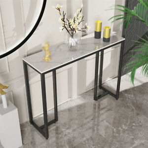 Marmor Konsolentisch Metall Beistelltisch Flurtisch Eingangstisch Tisch Regal 
