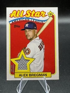 Alex Bregman 2024 Topps Series 2 - 1989 All-Star Relic #89ASR-AB Houston Astros - Foto 1 di 2