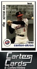 Ken Bolek 1990 Best Canton-Akron Indians #4  Cleveland Manager