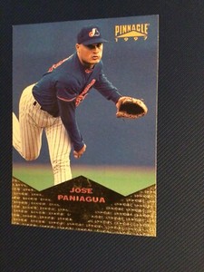 1997 Pinnacle Jose Paniagua Rookie Card