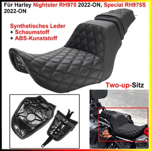 Asiento doble conductor&pasajero, para Harley Nightster RH975/Special RH975S 2022+ - Imagen 1 de 22