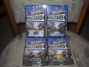 HOT WHEELS*BOULEVARD*LOT of 4-RED BARON,32 FORD,HUDSON HORNET,LINCOLN FUTURA**** - Picture 1 of 7