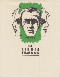 Ex-Libris TILMANS / Sagesse-Beauté-Force - Picture 1 of 1