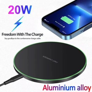20W Wireless Charger Schnell Ladepad für Samsung iPhone 15 14 13 12 11 Pro Max - Bild 1 von 6