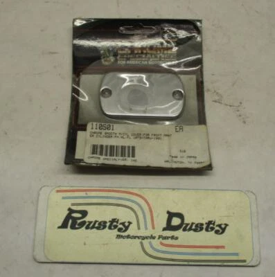 Chrome Specialties Harley Davidson Smooth Chrome Master Cylinder Cover 110501 Foto 1 de 3