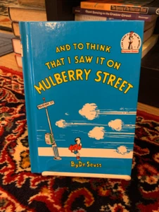 And To Think That I Saw It On Mulberry Street, Dr. Seuss Book Club Edition 1964 - Picture 1 of 4
