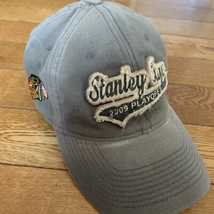 Chicago Blackhawks Hat Cap Old Time Hockey Baseball One Size Fits All Adult - Picture 1 of 7