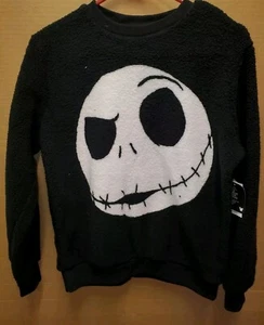 New Jack Skellington Nightmare Crew Fleece Sweatshirt Big Boys 14/16 - Picture 1 of 1
