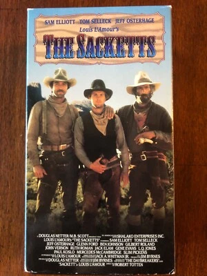 The Sacketts, 2-Tape VHS Box Set, Western, Very Good Condition! - Image 1 of 4