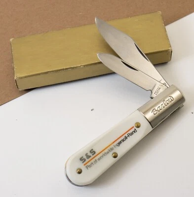 Navaja de Bolsillo Barlow Jack Vintage Colonial USA S & S Ingersoll-Rand 2 Hojas Foto 1 de 4