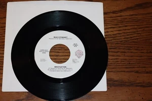 ROD STEWART VINYL 45 INFATUATION B/W SOME GUYS HAVE ALL THE LUCK UNPLAYED - Picture 1 of 2