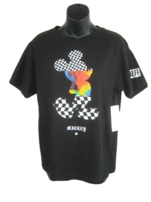 Disney by Neff Boys Mickey Graphic Tee Shirt Black Large Short Sleeve Cotton - Image 1 of 4