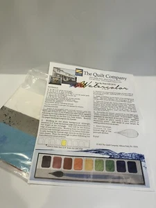 Row By Row H2O Quilt Pattern Appliqué & Fabric Quilt Company Watercolor - Picture 1 of 1