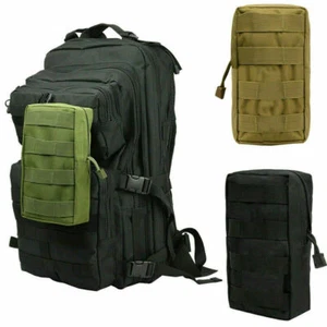 Waterproof Tactical Molle Pouch Utility Tool Waist Pack Belt Bag Phone Pocket - Picture 1 of 24