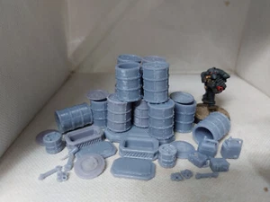 28mm Sci Fi barrels and tools large set *FIGURE NOT INCLUDED* - Picture 1 of 4