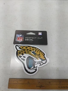 JACKSONVILLE JAGUARS NFL 4"x4" COLOR DIE CUT DECAL NEW WINCRAFT - Picture 1 of 2