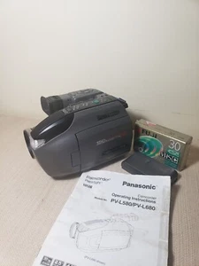 Panasonic Palmcorder Video  Camera VHS-C PV-L680D No Charger Untested For Parts - Picture 1 of 8