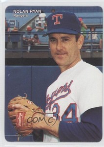 1990 Mother's Cookies Texas Rangers Stadium Giveaway Nolan Ryan #2 HOF