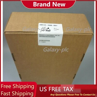 New Siemens 6SN1123-1AA00-0DA1 6SN1 123-1AA00-0DA1 Simodrive 1 Axis Servo Drive - Image 1 of 4