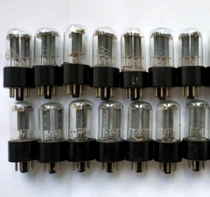 22pcs 6N8S = 6SN7, 1578, ECC32 Double Triode TESTED Tube FOTON Soviet 1960's NEW - Picture 1 of 5