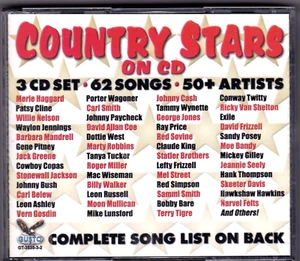 COUNTRY STARS ON CD, 3-DISC EDITION 2004, GREAT CLASSICS WITH SOME RARE TRACKS!! - Picture 1 of 2