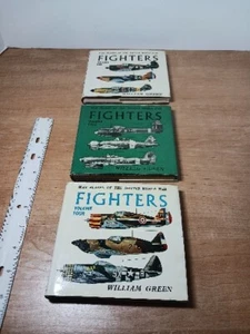 War Planes of the Second World War FIGHTERS Vol One, Two, Four by William Green - Picture 1 of 24