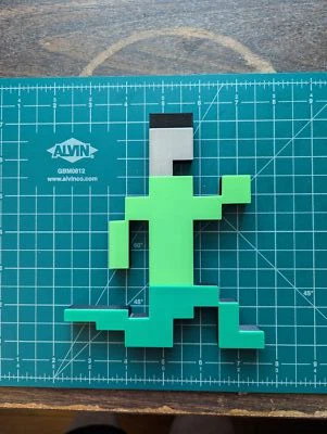 Atari Saltando Trampa Harry Activision Estante Impreso en 3D Escritorio Pared Logo Arte Foto 1 de 4