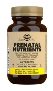 Solgar Prenatal Nutrients 60 Caps Exp 04/2027 - Picture 1 of 1