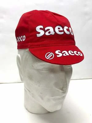 Gorra de ciclismo Saeco Cannondale - Hecha en Italia por Apis Foto 1 de 4