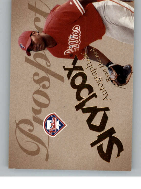2004 SkyBox Autographics #89 Ryan Howard PR 1500 (ref 138210) - Image 1 of 2