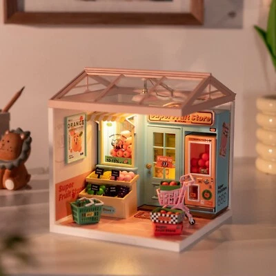 Rolife Super Schöpfer Fruit Store Kunststoff DIY Puppenhaus Spielzeug Geschenke - Bild 1 von 4