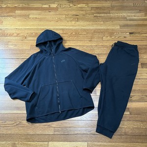 Nike Hoodie Solid Pattern Tracksuits 