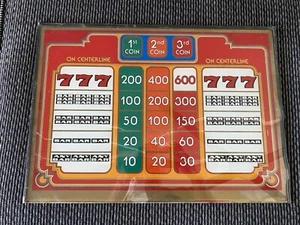 Vintage Slot Machine Award Payout Glass - Picture 1 of 6